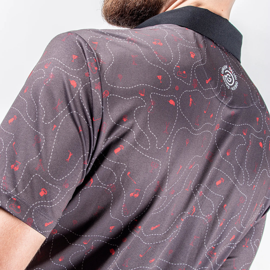 Miro is a Breathable short sleeve shirt for Men in the color Forged Iron(7)