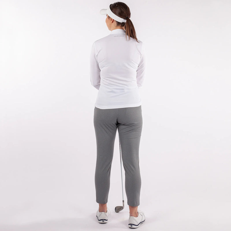 Monica is a Breathable long sleeve shirt for Women in the color White(4)