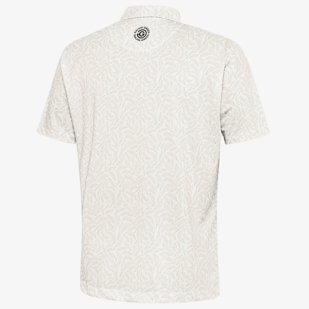 Muir is a Breathable short sleeve golf shirt for Men in the color Sand(6)