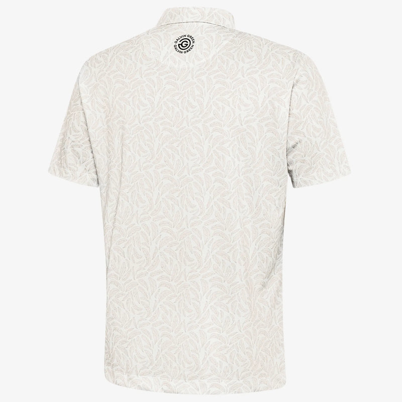 Muir is a Breathable short sleeve golf shirt for Men in the color Sand(6)