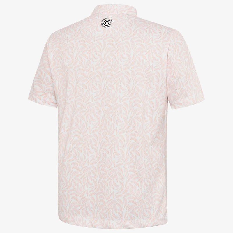 Muir is a Breathable short sleeve golf shirt for Men in the color Orange(6)