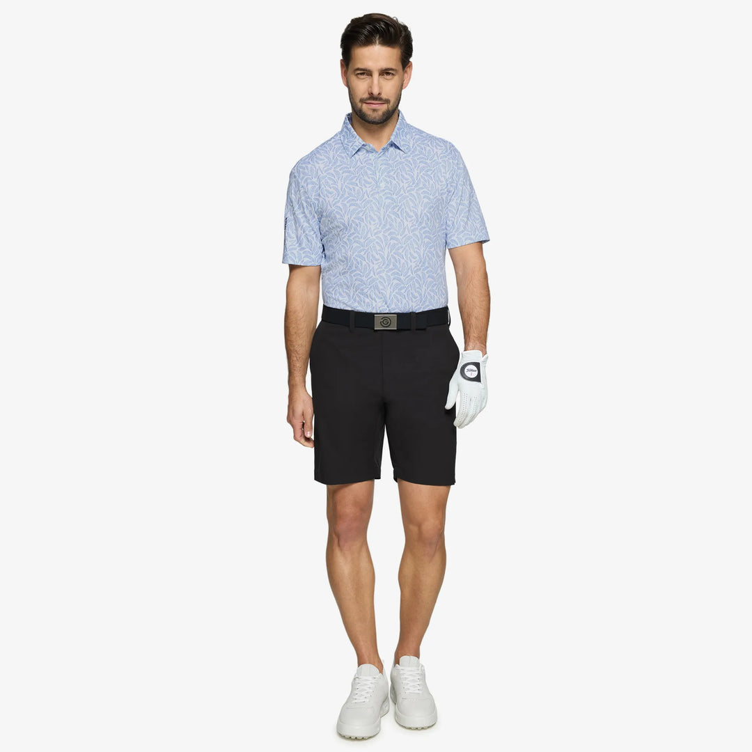 Muir is a Breathable short sleeve golf shirt for Men in the color Royal Blue(2)