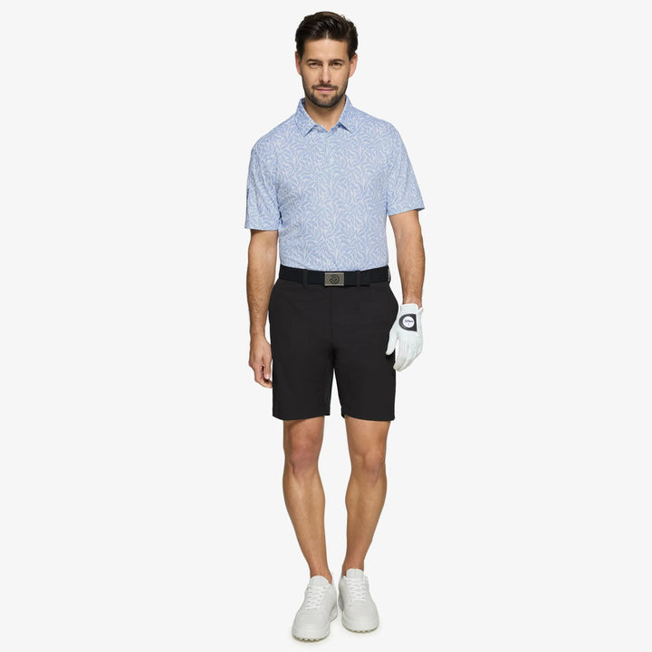 Muir is a Breathable short sleeve golf shirt for Men in the color Royal Blue(2)
