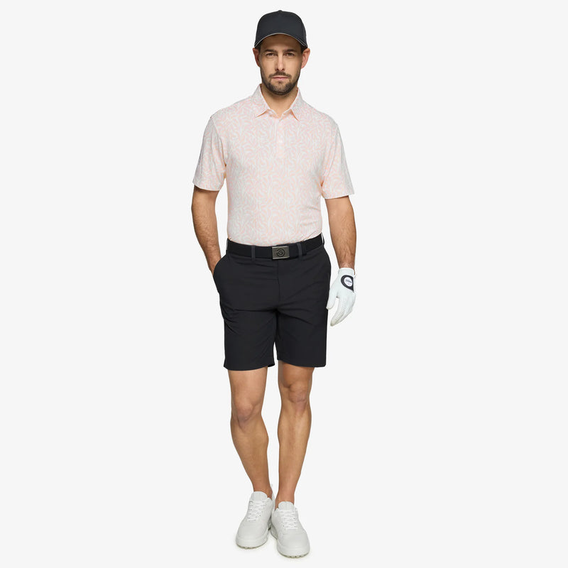 Muir is a Breathable short sleeve golf shirt for Men in the color Orange(2)