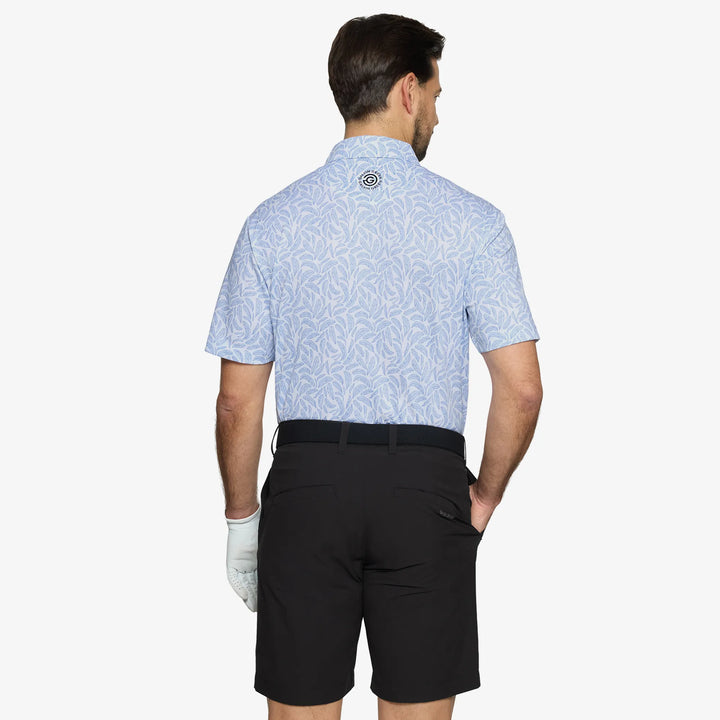 Muir is a Breathable short sleeve golf shirt for Men in the color Royal Blue(4)