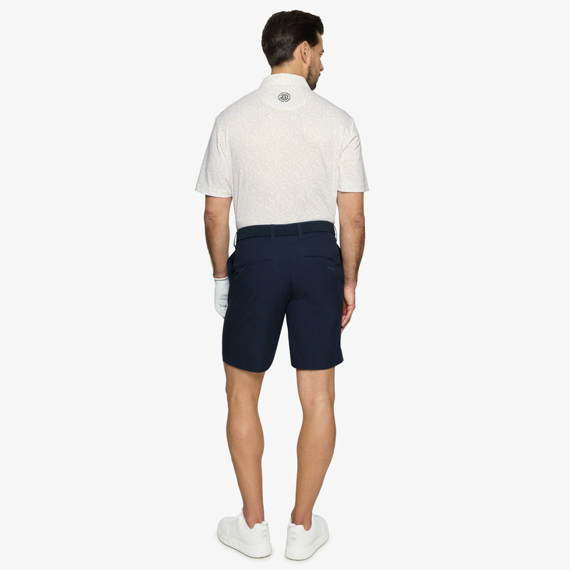 Muir is a Breathable short sleeve golf shirt for Men in the color Sand(5)