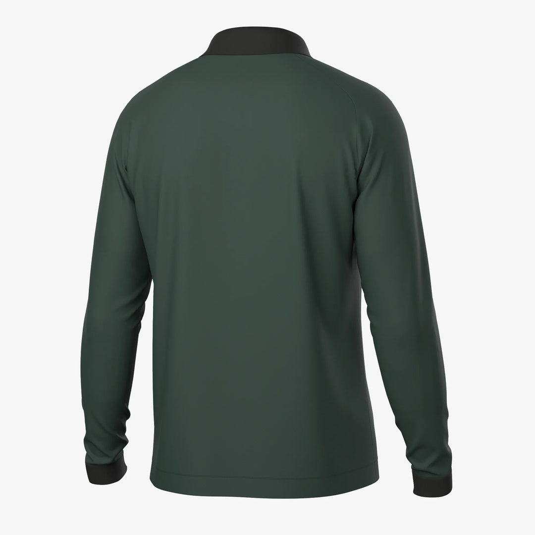 Murdoch is a Breathable long sleeve golf shirt for Men in the color Jungle Green(6)