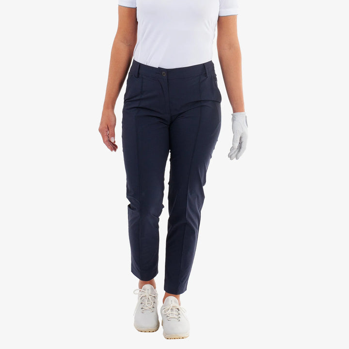 Nea is a Breathable golf pants for Women in the color Navy(1)