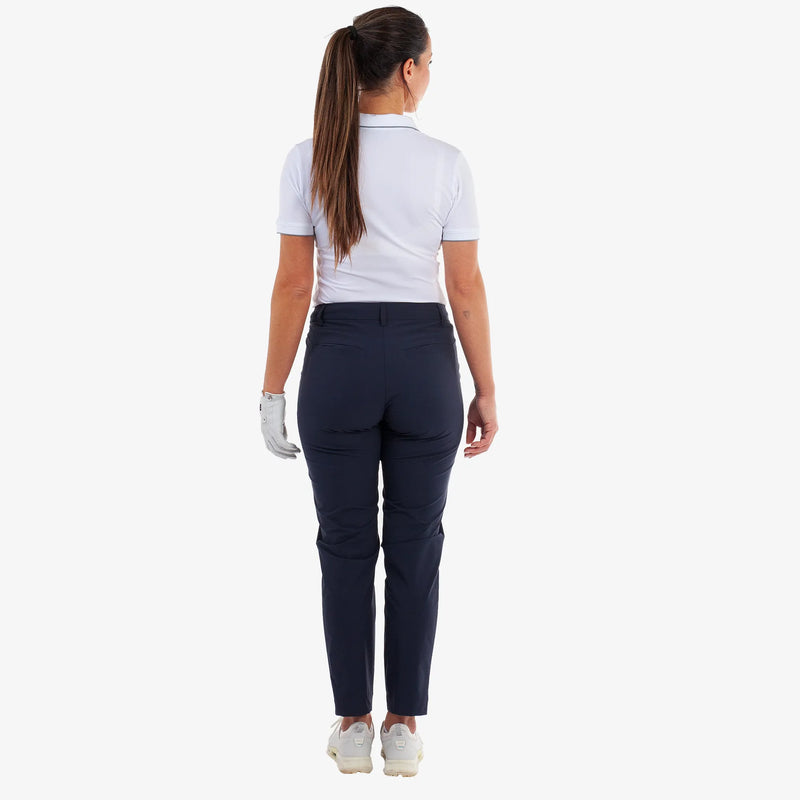 Nea is a Breathable golf pants for Women in the color Navy(5)