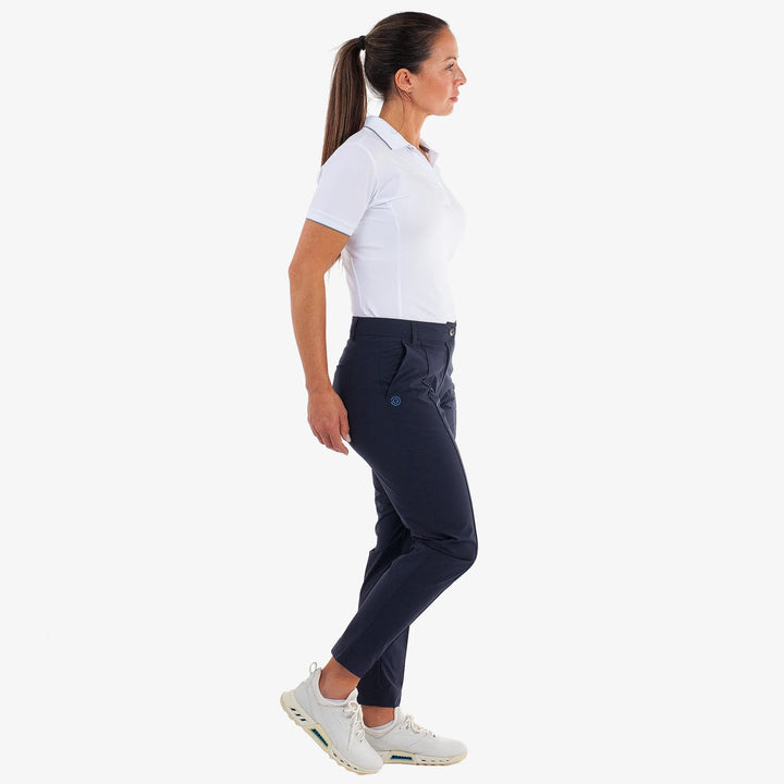 Nea is a Breathable golf pants for Women in the color Navy(6)