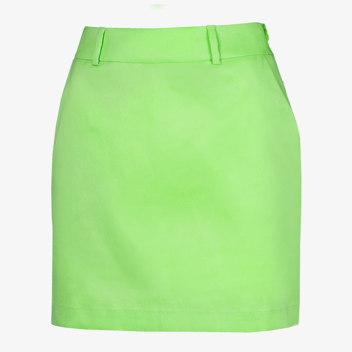 Nessa is a Breathable golf skirt with inner shorts for Women in the color Fresh Green(0)