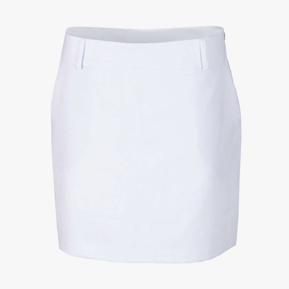 Nessa is a Breathable golf skirt with inner shorts for Women in the color White(0)