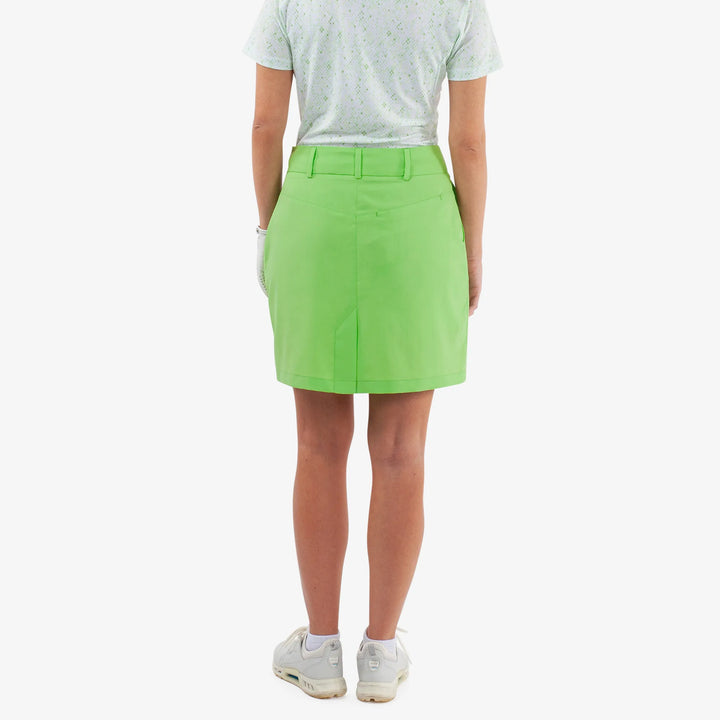 Nessa is a Breathable golf skirt with inner shorts for Women in the color Fresh Green(4)