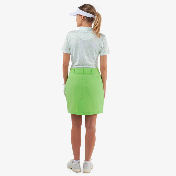 Nessa is a Breathable golf skirt with inner shorts for Women in the color Fresh Green(6)