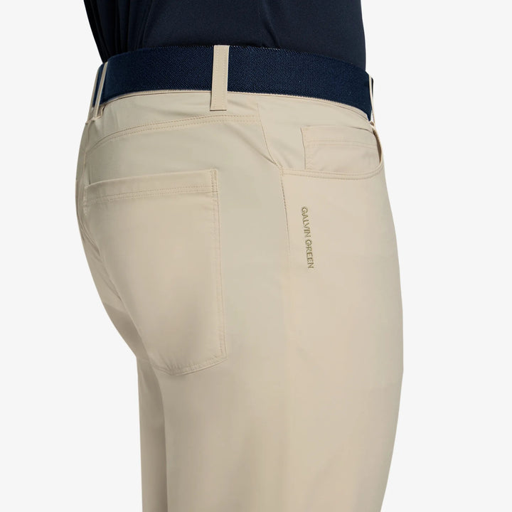Nick is a Breathable golf pants for Men in the color Sand(3)