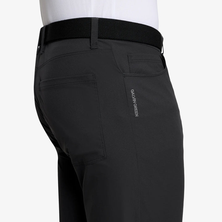 Nick is a Breathable golf pants for Men in the color Black(3)