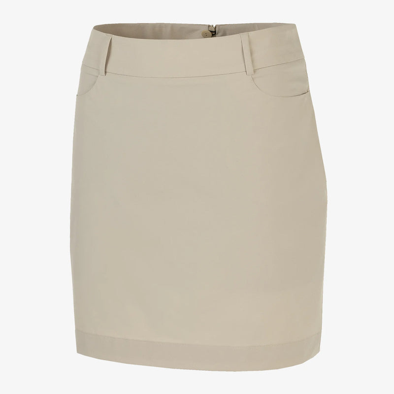 Nina is a Breathable golf skirt with inner shorts for Women in the color Sand(0)
