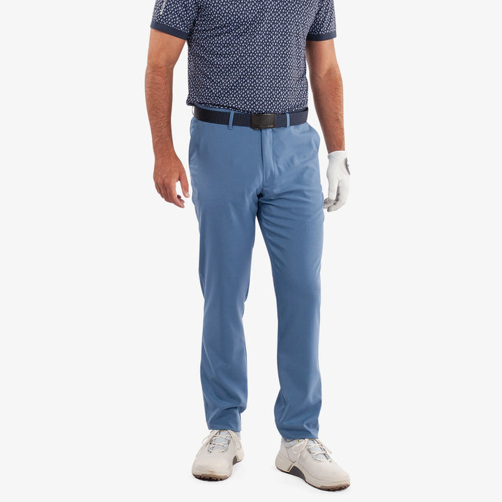 Nixon is a Breathable golf pants for Men in the color Moonlight Blue(1)