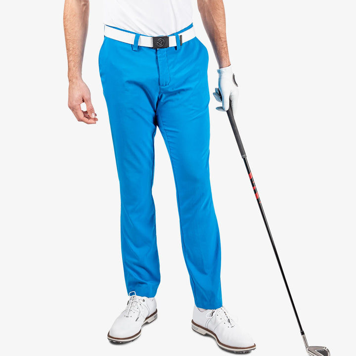 Nixon is a Breathable golf pants for Men in the color Blue(1)