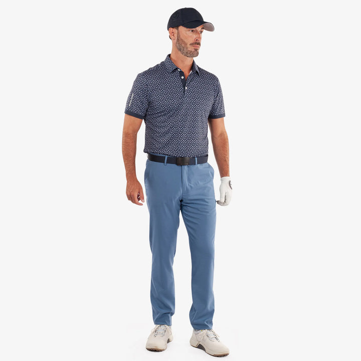 Nixon is a Breathable golf pants for Men in the color Moonlight Blue(2)