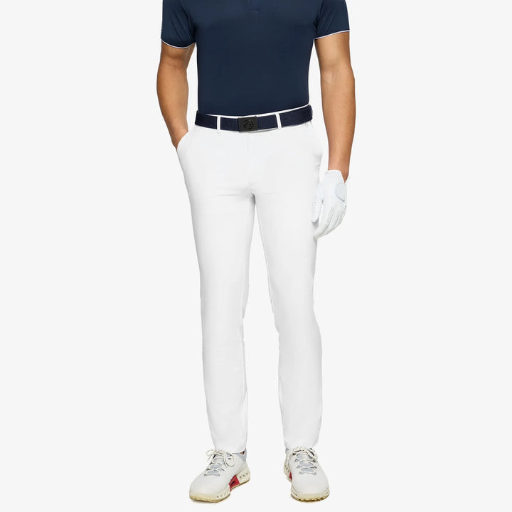 Noah is a Breathable golf pants for Men in the color White(1)