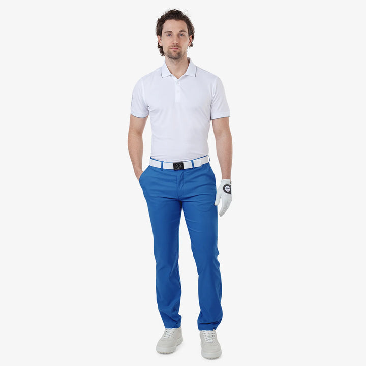 Noah is a Breathable golf pants for Men in the color Royal Blue(2)