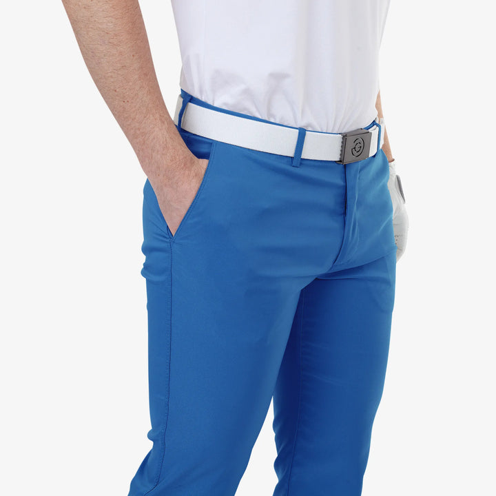 Noah is a Breathable golf pants for Men in the color Royal Blue(3)