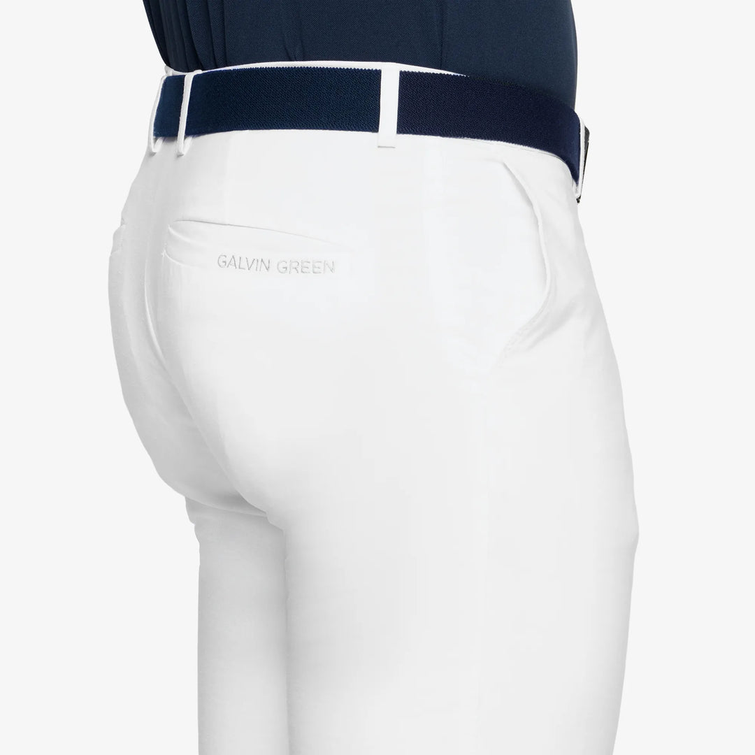 Noah is a Breathable golf pants for Men in the color White(4)