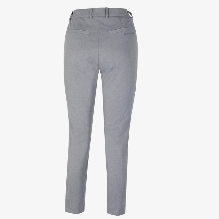 Nora is a Breathable golf pants for Women in the color Grey melange(8)