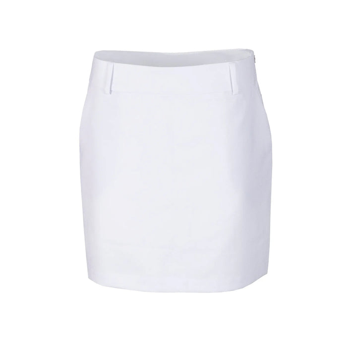Nour is a Breathable golf skirt with inner shorts for Women in the color White(1)