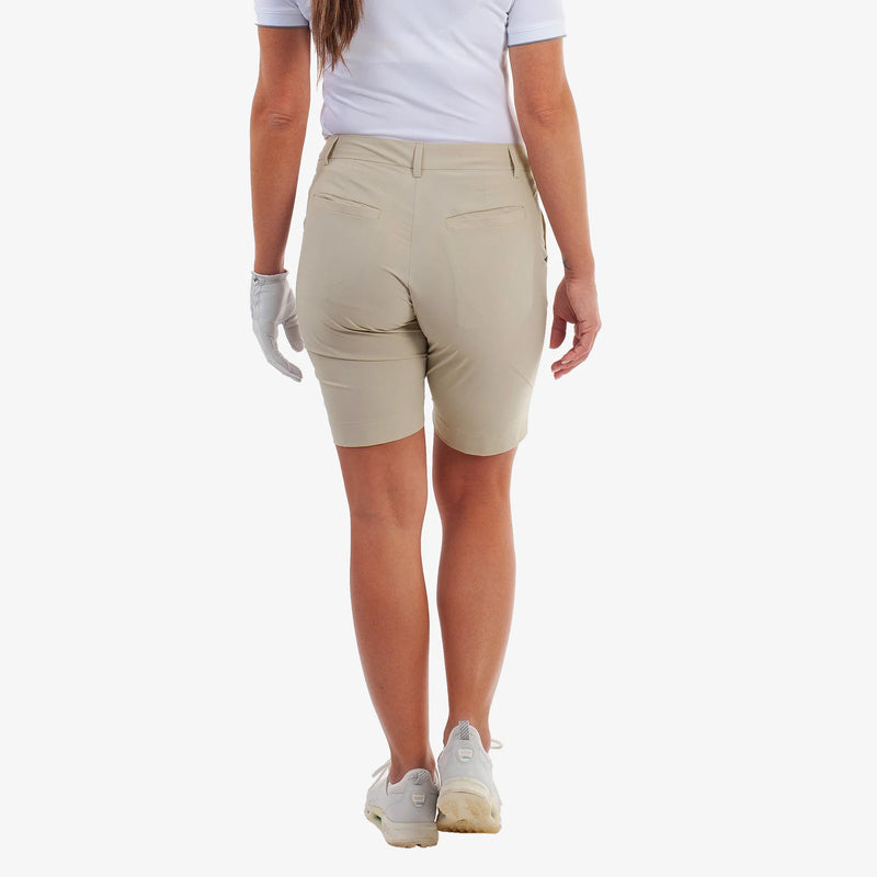 Nova is a Breathable golf shorts for Women in the color Sand(5)