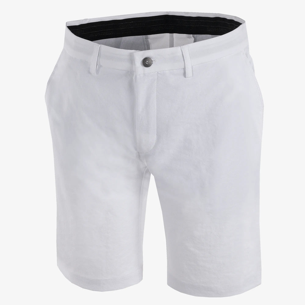 Paul is a Breathable golf shorts for Men in the color White(0)