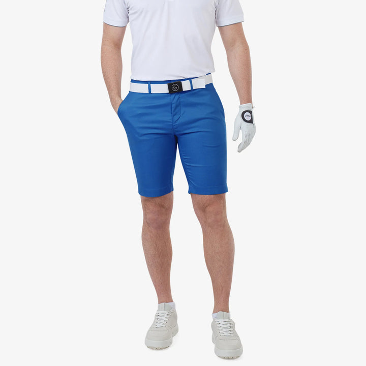 Paul is a Breathable golf shorts for Men in the color Royal Blue(1)