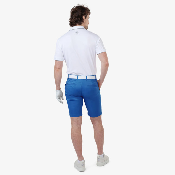 Paul is a Breathable golf shorts for Men in the color Royal Blue(5)