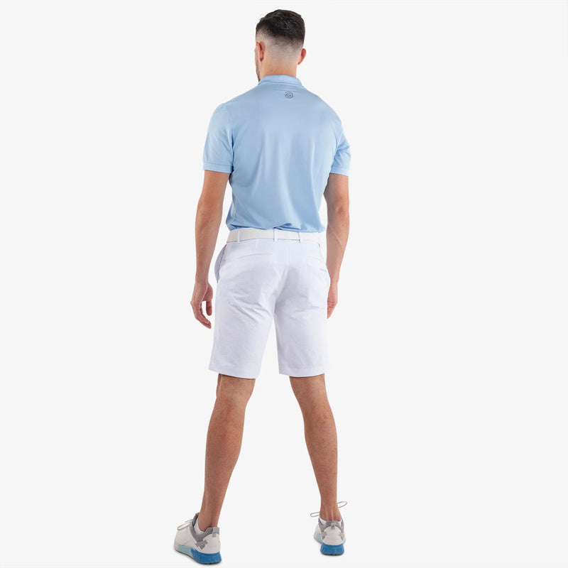 Paul is a Breathable golf shorts for Men in the color White(6)