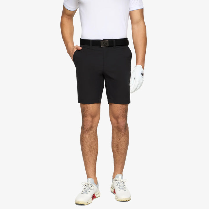 Pedro is a Breathable golf shorts for Men in the color Black(1)
