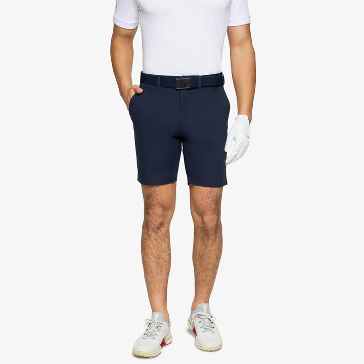 Pedro is a Breathable golf shorts for Men in the color Navy(1)