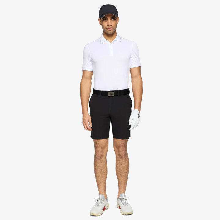 Pedro is a Breathable golf shorts for Men in the color Black(2)