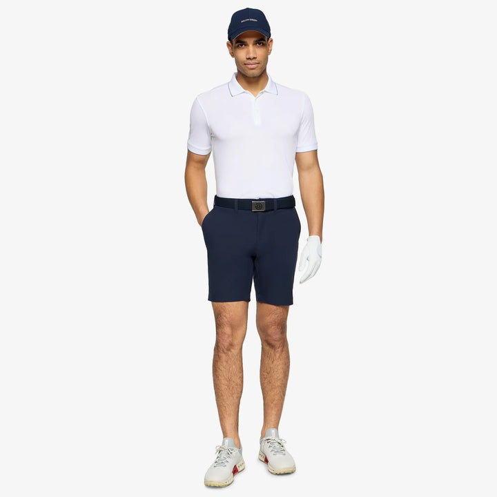 Pedro is a Breathable golf shorts for Men in the color Navy(2)