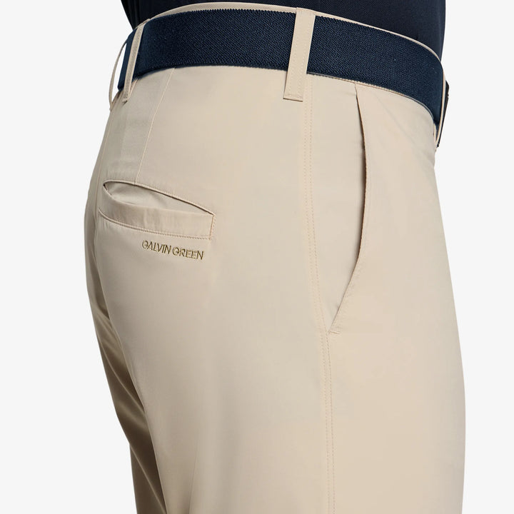Pedro is a Breathable golf shorts for Men in the color Sand(3)