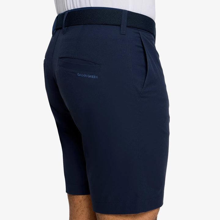 Pedro is a Breathable golf shorts for Men in the color Navy(3)