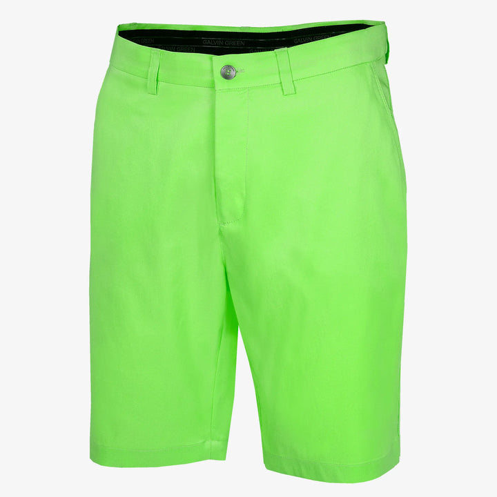 Percy is a Breathable golf shorts for Men in the color Fresh Green(0)