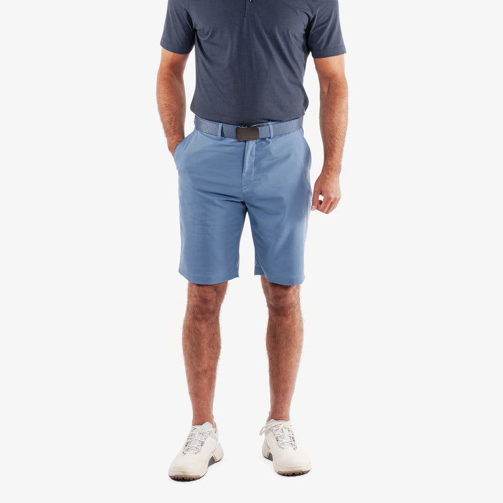 Percy is a Breathable golf shorts for Men in the color Moonlight Blue(1)