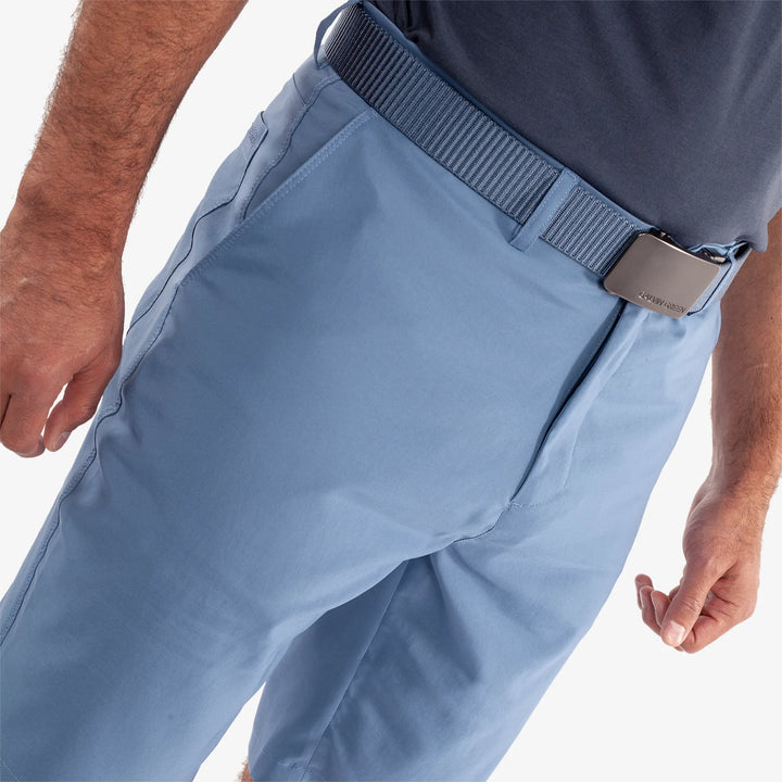 Percy is a Breathable golf shorts for Men in the color Moonlight Blue(3)