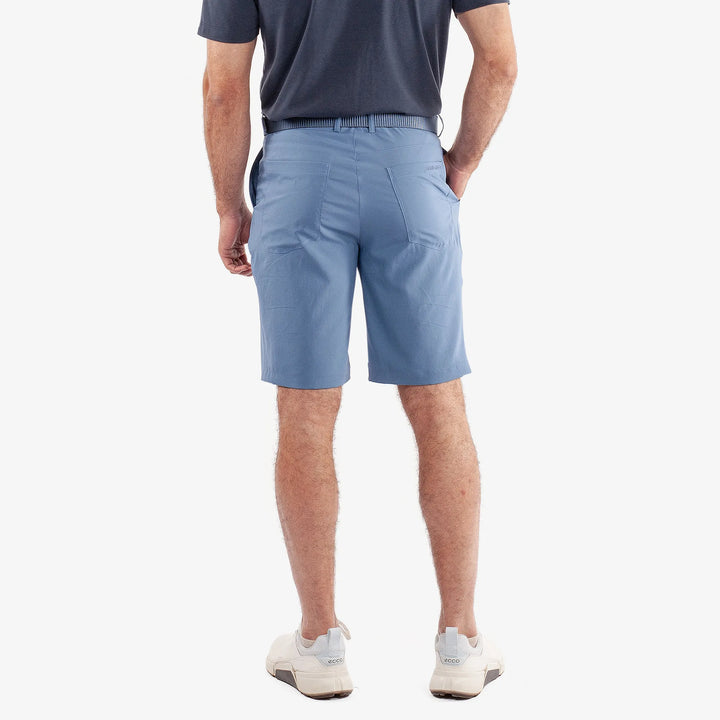 Percy is a Breathable golf shorts for Men in the color Moonlight Blue(4)