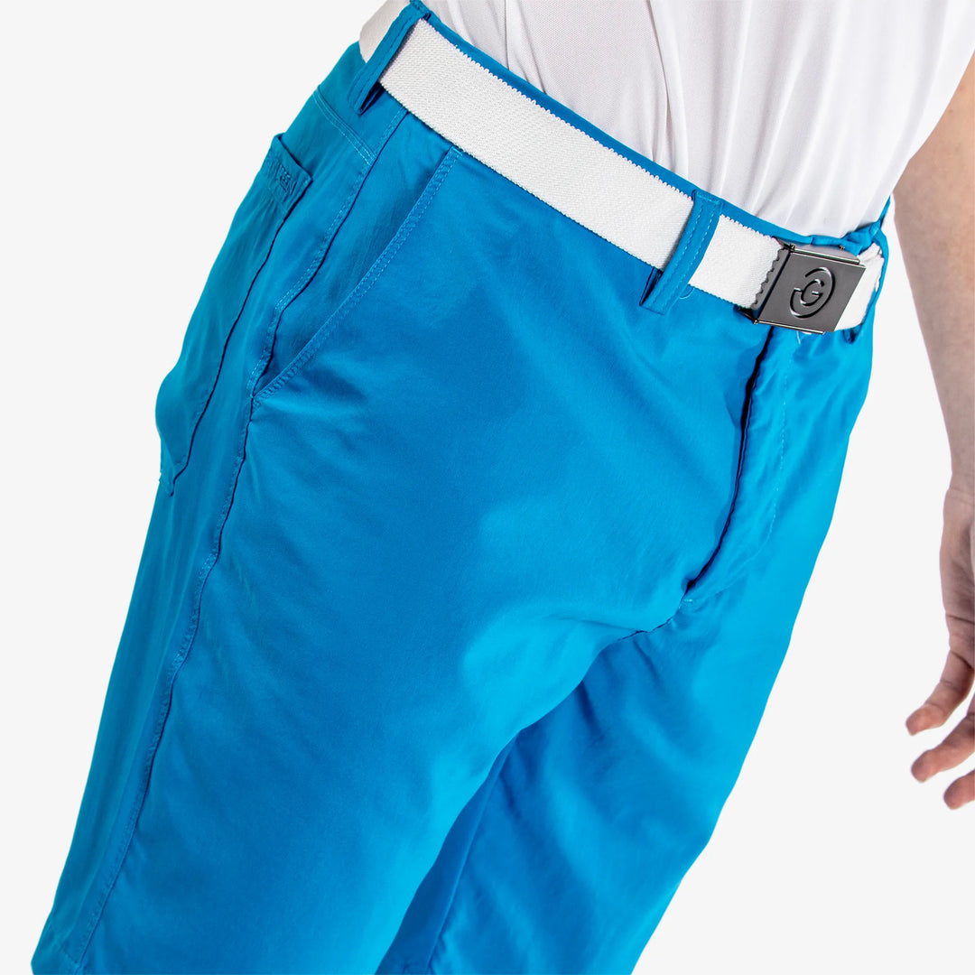 Percy is a Breathable golf shorts for Men in the color Blue(3)