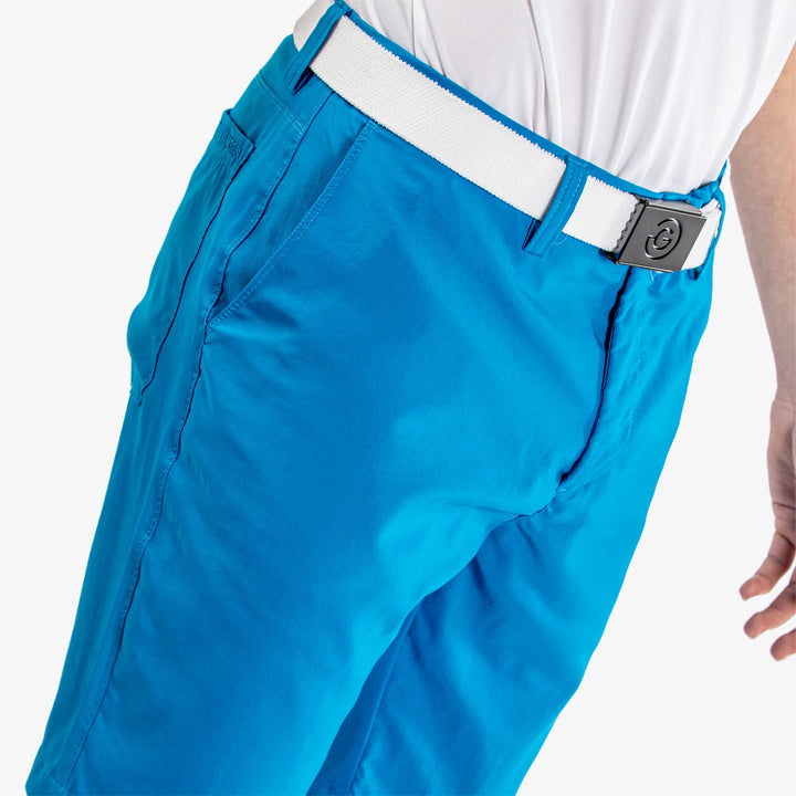 Percy is a Breathable golf shorts for Men in the color Blue(3)