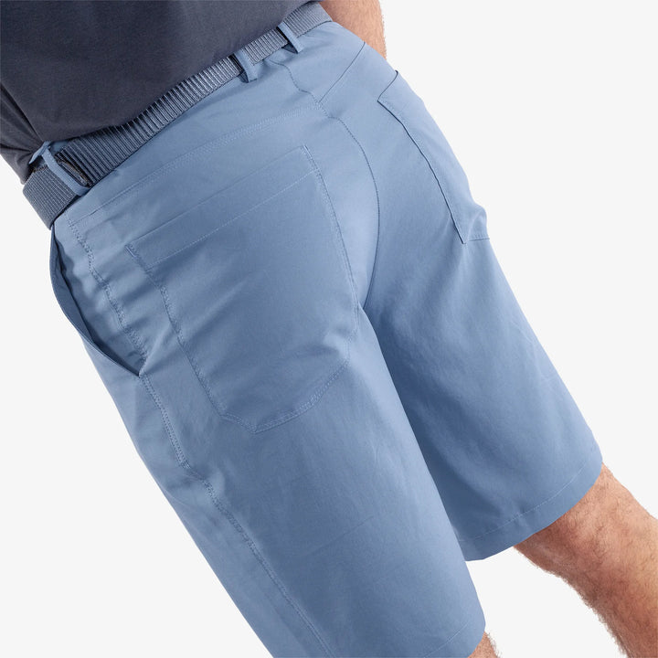 Percy is a Breathable golf shorts for Men in the color Moonlight Blue(5)