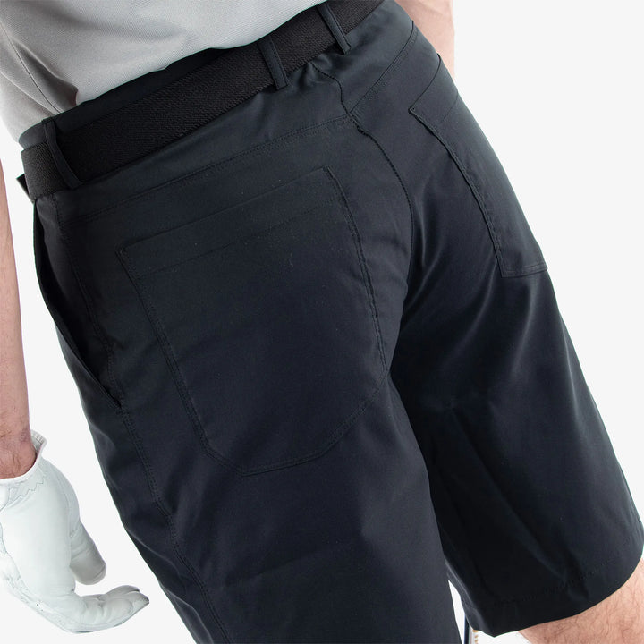 Percy is a Breathable golf shorts for Men in the color Black(5)