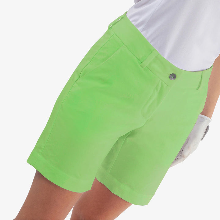 Petra is a Breathable golf shorts for Women in the color Fresh Green(3)